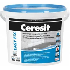Клей для плитки CERESIT EASY FIX Готовий до застосування (7 кг)