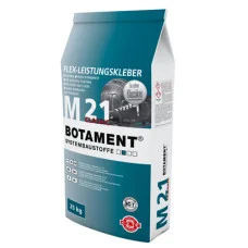 Botament (Ботамент) М21 W білий високоефективний клей, 25 кг