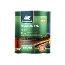 Грунт-эмаль 3в1 ТМ Корабельная 2.8 кг черная