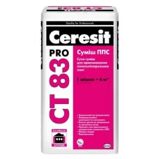 CERESIT СТ 83 PRO Смесь для приклеивания пенополистирола, 27 кг