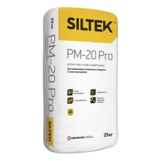 SILTEK PМ-20 PRO Штукатурка гипсовая универсальная ручного и машинного нанесения, 25кг.