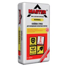 Master Normal клейова суміш для облицювання керамічною плиткою 25 кг.