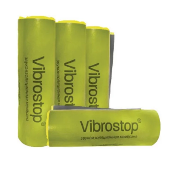 Vibrofix (Віброфікс) Віброізоляційна мембрана Вібростоп (12500х1200х5) 15 кв.м рулон.