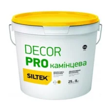 Siltek Decor Pro Штукатурка декоративная армированная микроволокном, Камешковая 1,5 мм, База DА, 25кг.