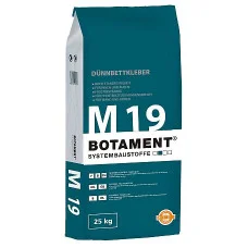 Botament M 19 Тонкослойный клей для плитки C1 T, 25 кг