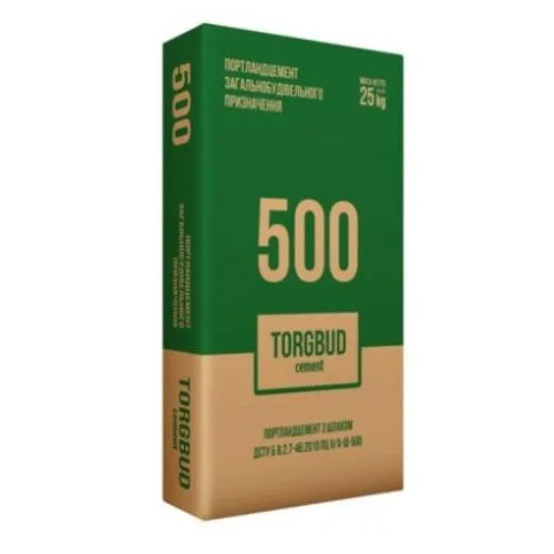 Цемент М-500/ПЦ I-500Р TORGBUD Polimin, 25кг