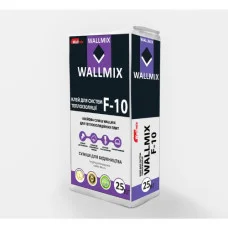 Wallmix F-10 Клей для приклеивания минеральных плит и пенопласта, 25 кг ЗИМА