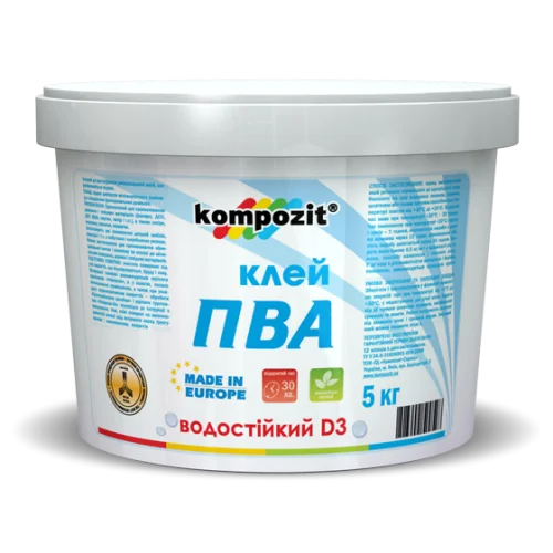 Клей ПВА D-3 KOMPOZIT, 1 кг 