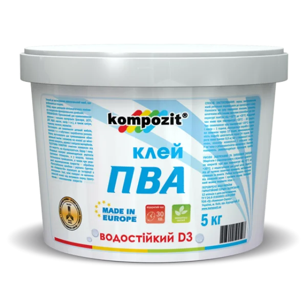 Клей ПВА D-3 KOMPOZIT, 1 кг