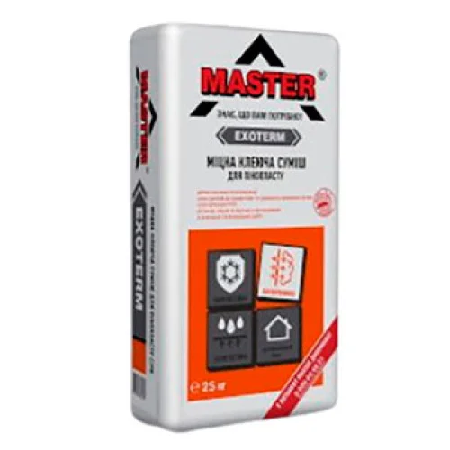 Master Exoтерм клей для пінополістиролу, 25кг