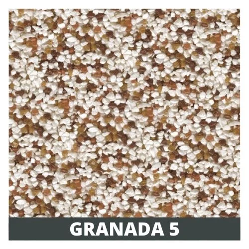 Декоративная штукатурка Ceresit СТ 77 GRANADA-5 мозаичная, зерно 1,4-2,0мм, 28 кг