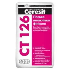 CERESIT СТ-126 Шпаклевка гипсовая финишная, шар до 3мм, 25 кг