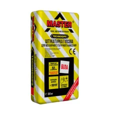 Master Technogips штукатурка гипсовая для механического и ручного нанесения 30 кг.