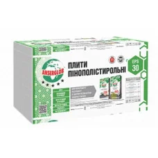 Пенополистирол ANSERGLOB 1200x550х30мм, плиты шлифованные XPS (уп.13шт)