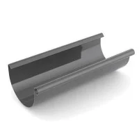 Желоб водосточный графитовый ПВХ 120 мм INES 3 м Желоб водосточный графитовый ПВХ 120 мм INES 3 м