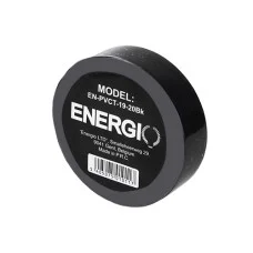 Изоляционная лента 0.13х19мм Energio 20м черная