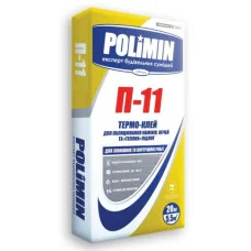 Polimin П-11 клей для кладки камінів та печей 20кг.