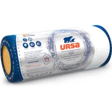 URSA (УРСА) GEO М-11Ф Минеральная тепло- и звукоизоляция 15 м.кв (12500х1200х50 мм) уп. 0,75 м.куб в палете 30 шт
