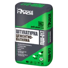 Полипласт ПЦШ-017 штукатурка цементно-известковая 25 кг.