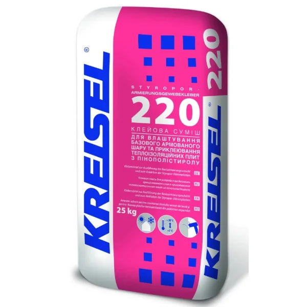 Kreisel 220 клей для пенополистирола ЗИМА 25 кг.