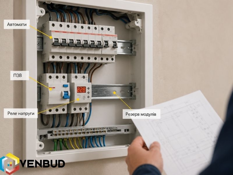Як розрахувати кількість модулів і запас у електрощиті Розрахунок кількості модулів у розподільчому щиті