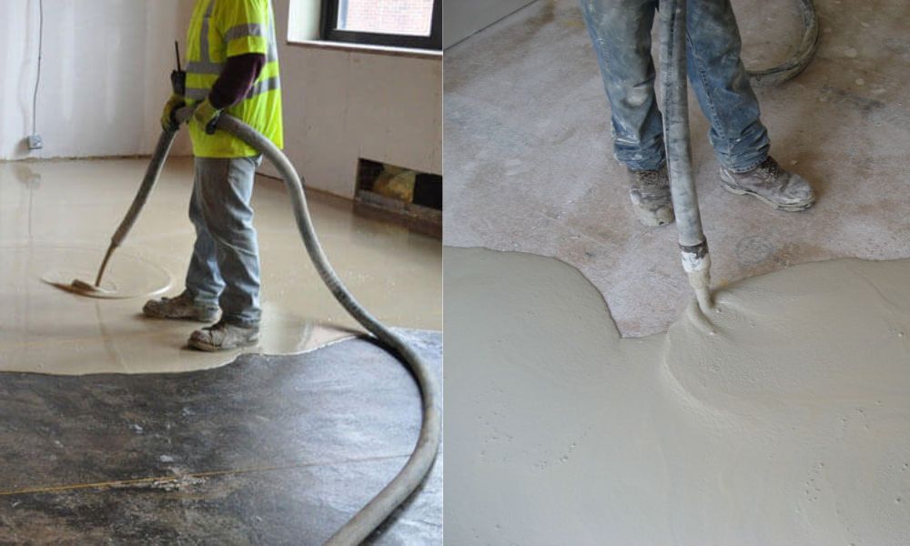 підлога краще гіпсова або цементна